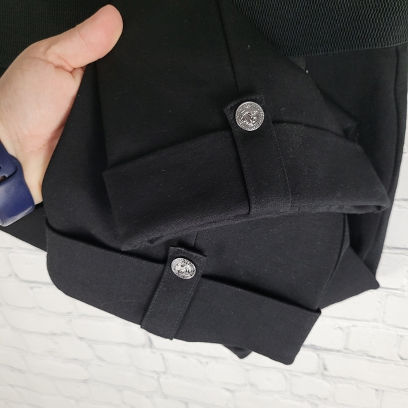 NYGARD SLIMS | wide waistband cuffed cropped stretch pants - Picture 4 of 7